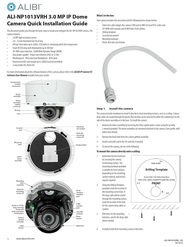 ALIBI ALI-NP1013VRH User manual