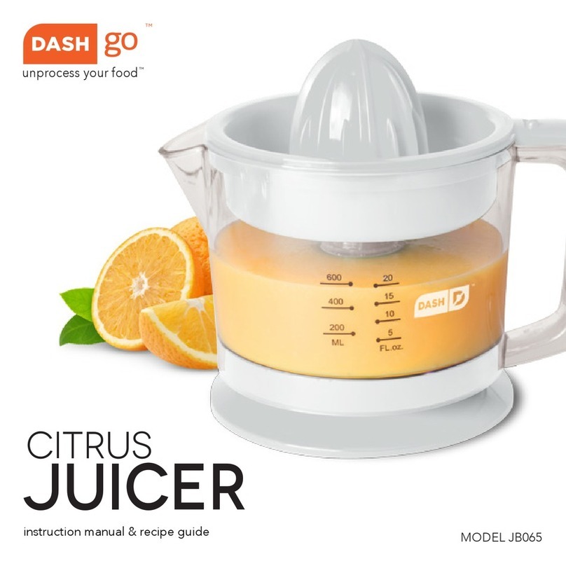 Dash Go JB065 Instruction manual & recipe guide