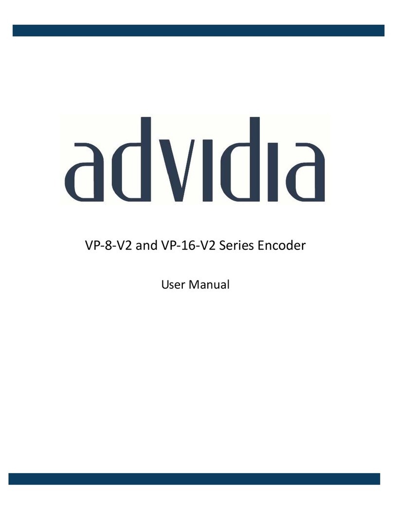 advidia VP-8-V2 User manual
