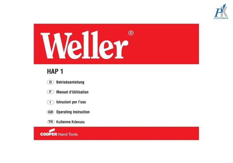 Weller HAP 1 User manual