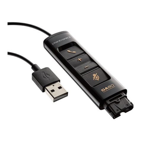 Plantronics DA80 user guide
