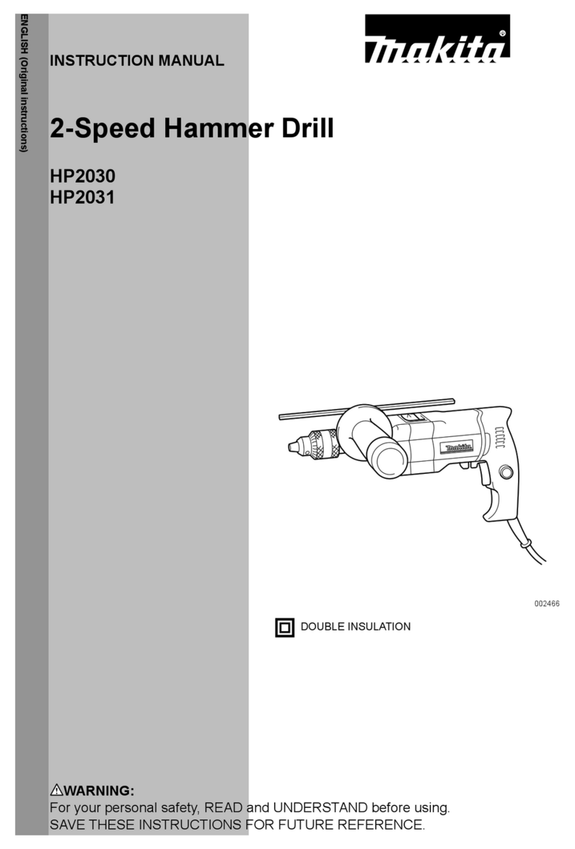 Makita HP2030 instruction manual