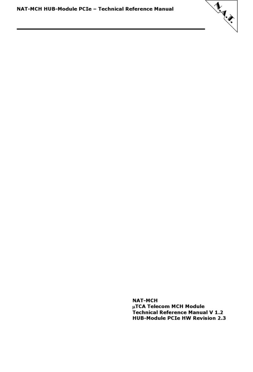 N.A.T. NAT-MCH Technical reference manual