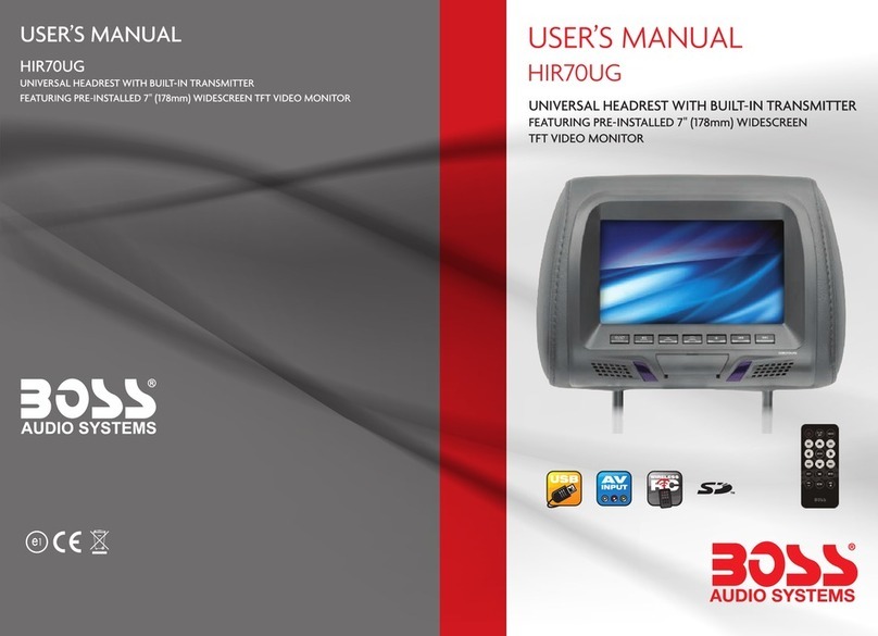 Boss Audio Systems HIR70UG user manual Boss Audio Systems HIR70UG user manual