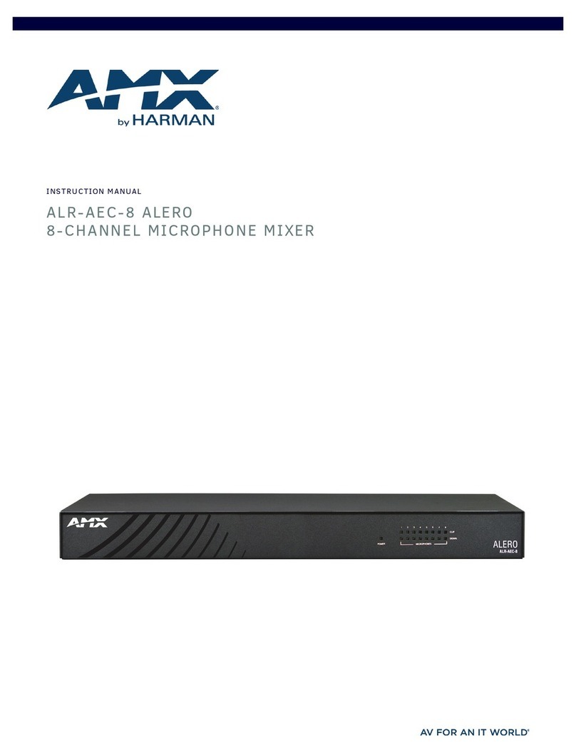 AMX ALR-AEC-8 ALERO User manual