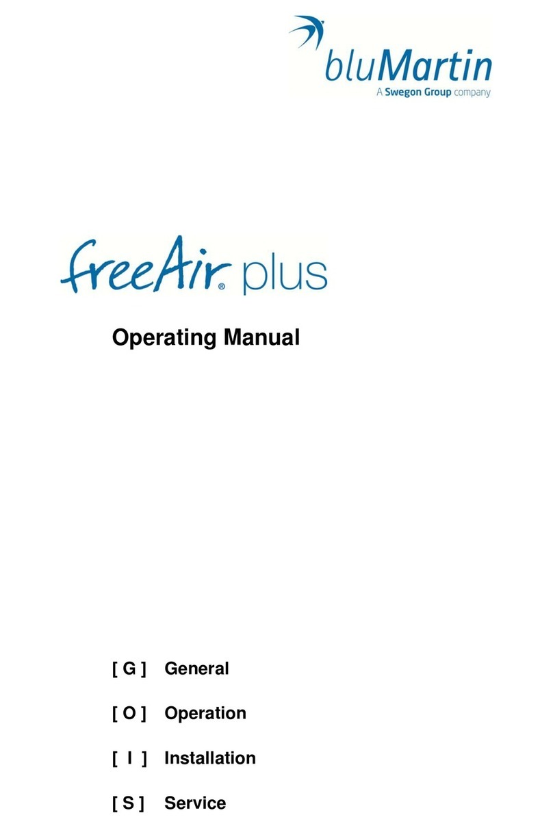 bluMartin freeair plus operating manual