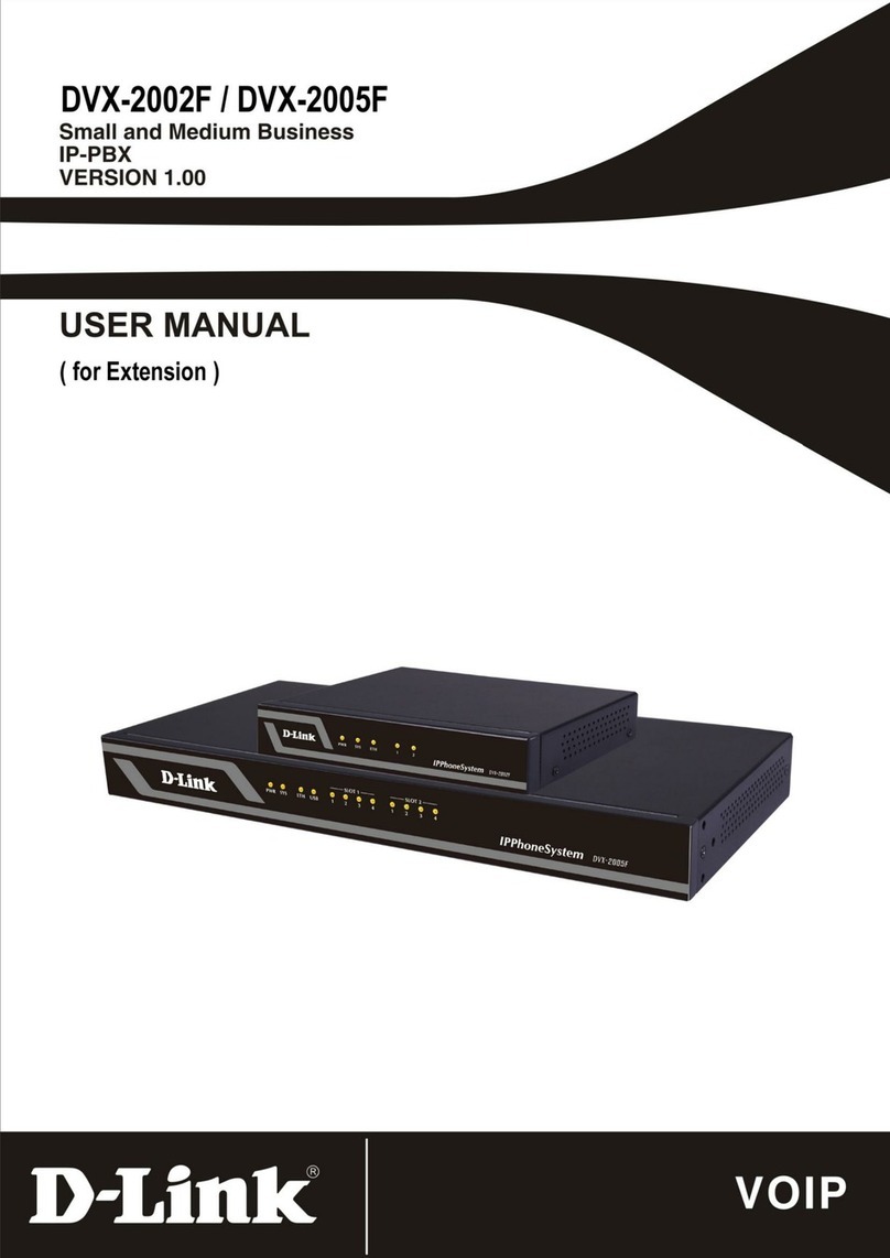 D-Link DVX-2002F User manual