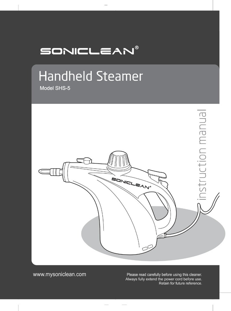 Soniclear SHS-5 instruction manual