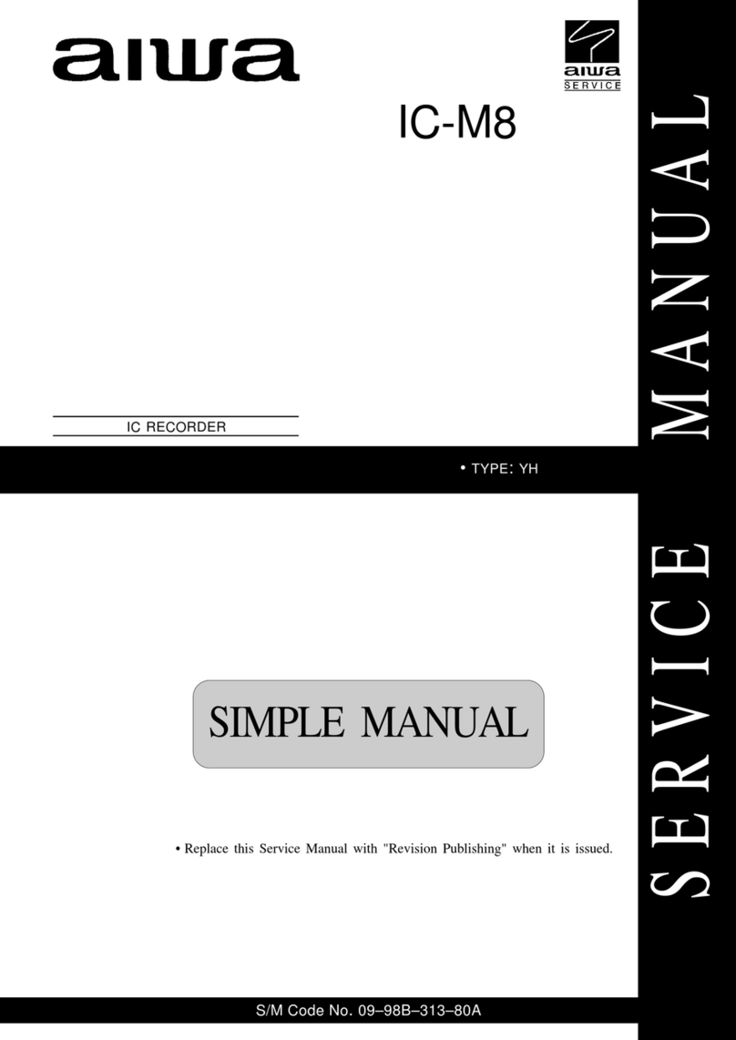 Aiwa IC-M8 Service manual