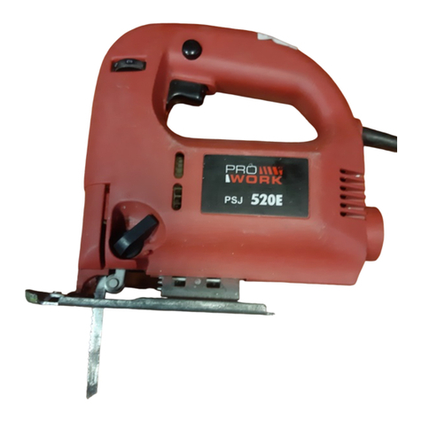 Pro Work PSJ520E operating instructions