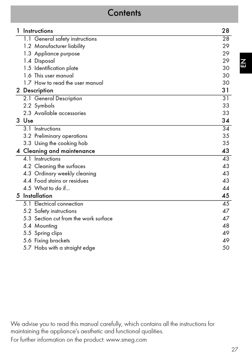 Smeg SE2641TD2 User manual