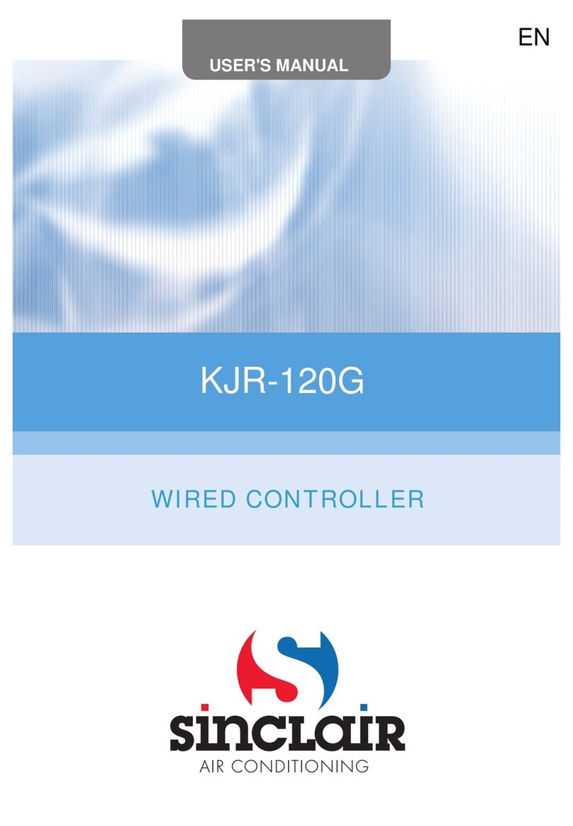 Sinclair KJR-120G user manual