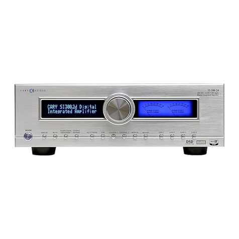 Cary Audio Design SI-300.2d owner's manual