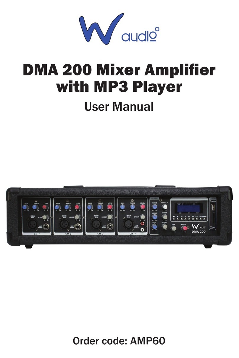 Waudio DMA 200 user manual