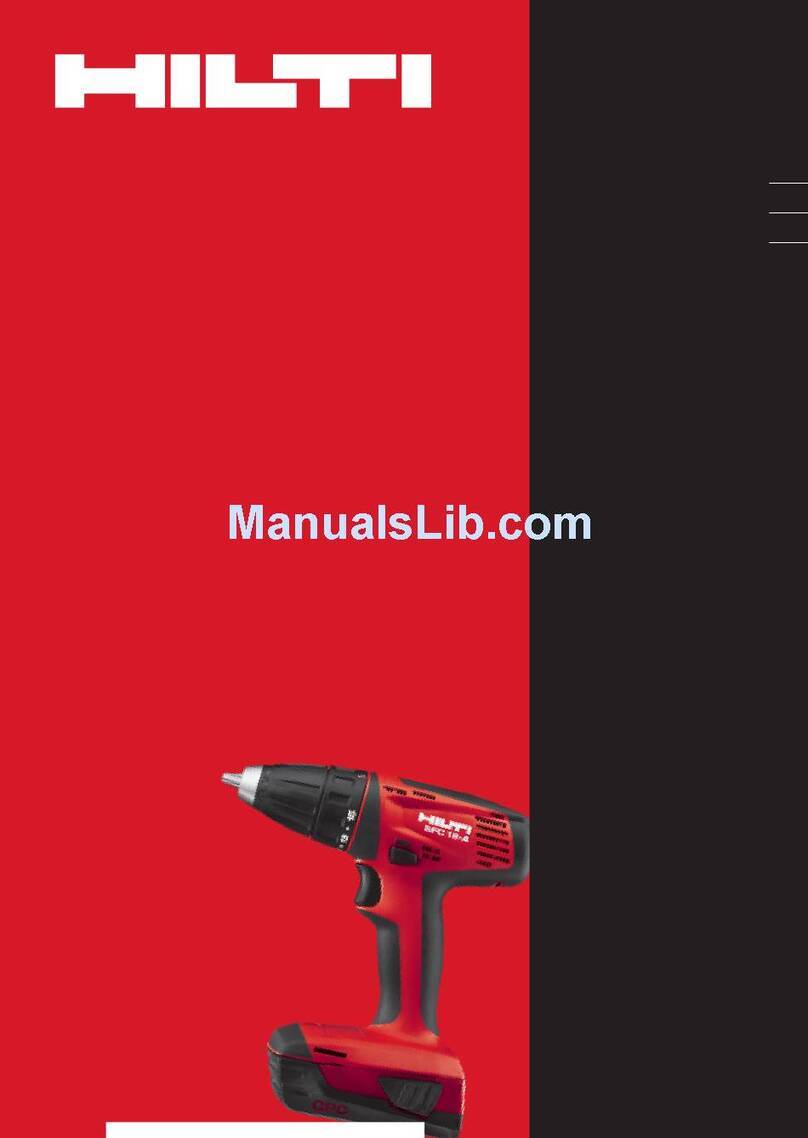 Hilti SFC 14-A operating instructions
