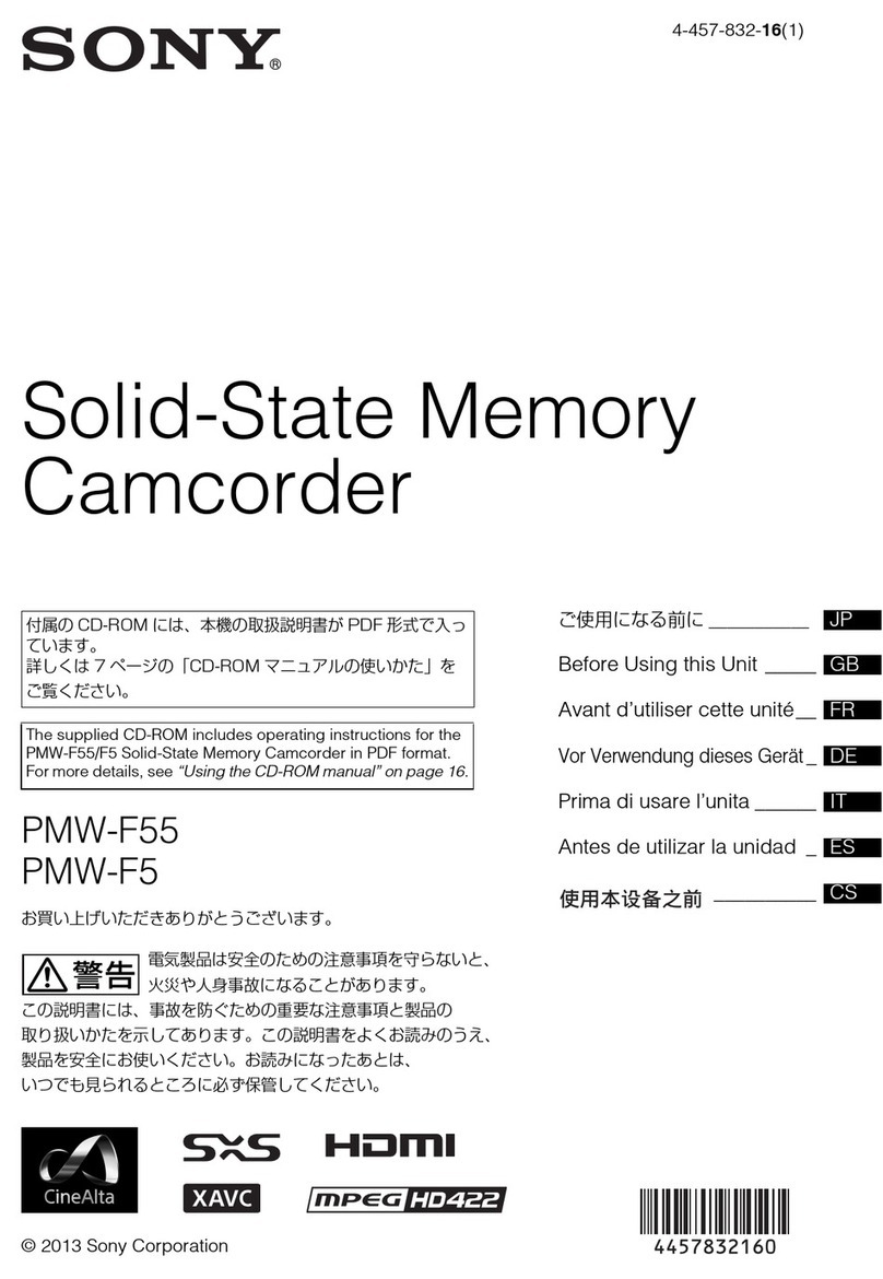 Sony PMW-F55 User manual