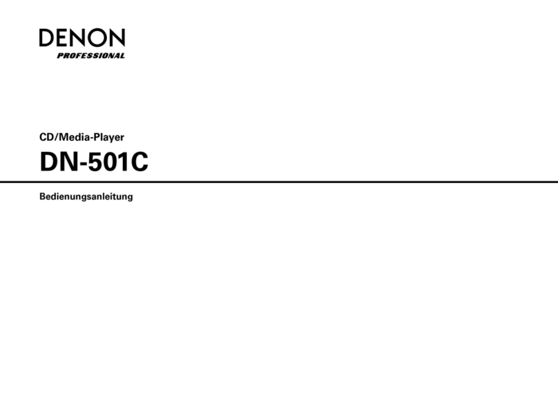 Denon DN-501C instructions