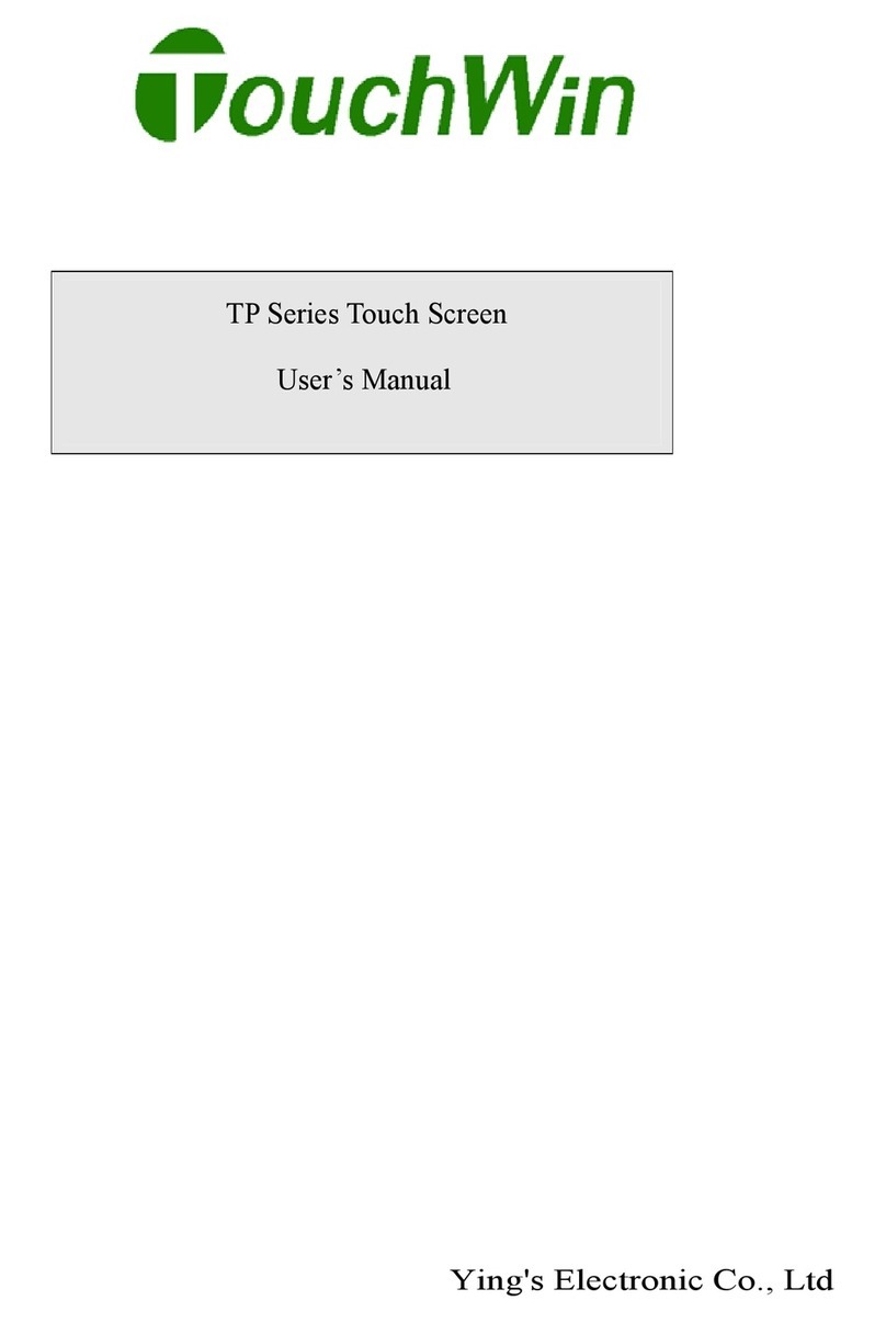 YING ELECTRONICS TOUCHWIN TP Series user manual