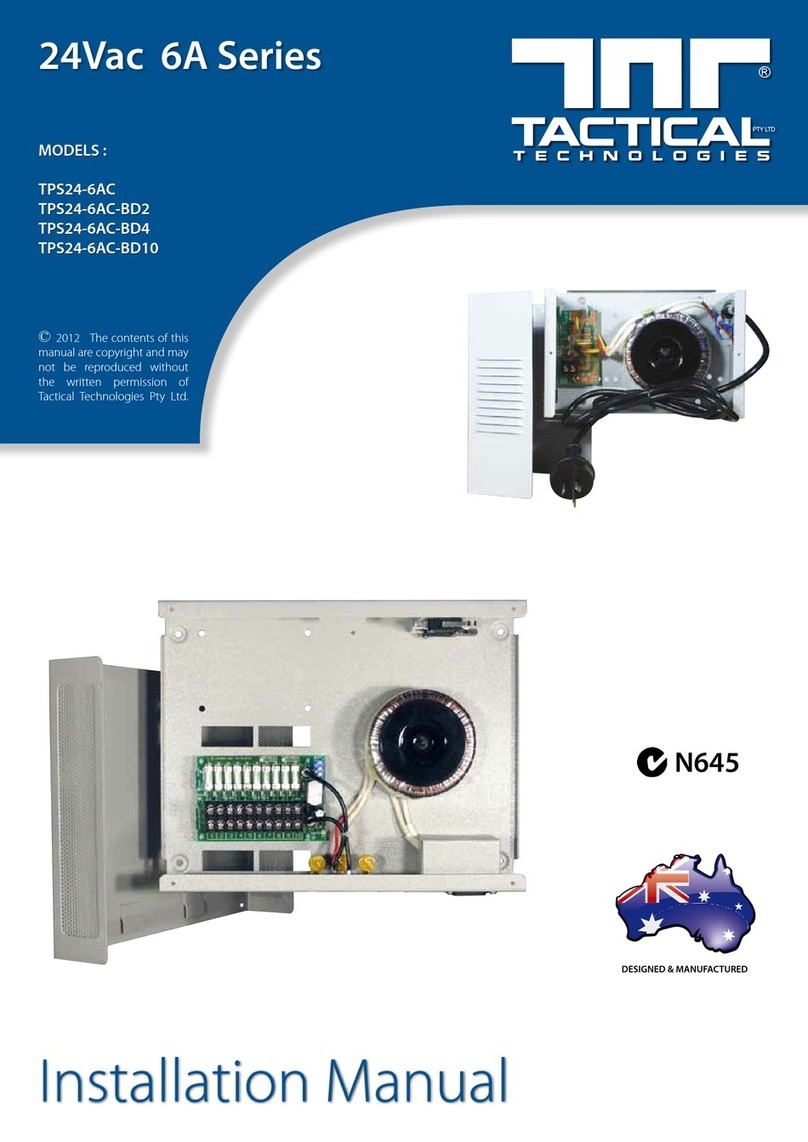 Tactical technologies TPS24-6AC installation manual