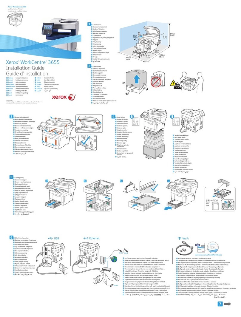 Xerox WorkCentre 3655 User manual Xerox WorkCentre 3655 User manual