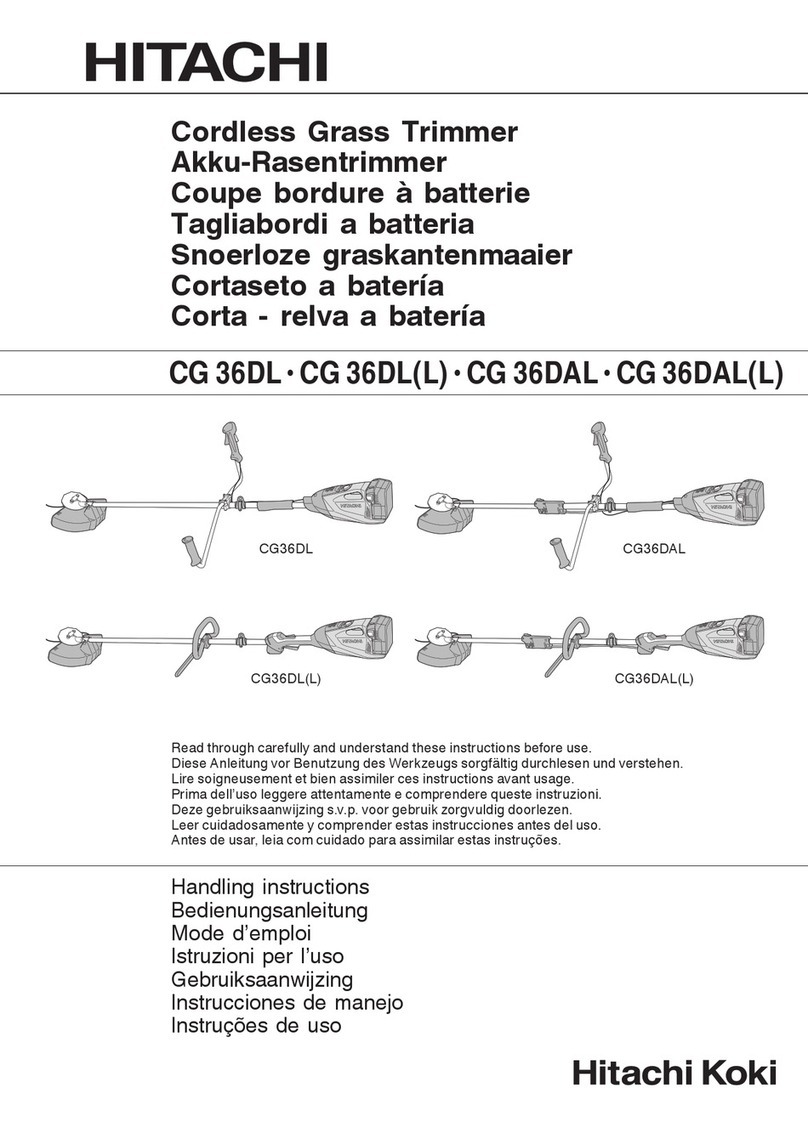 Hitachi CG 36DL User manual