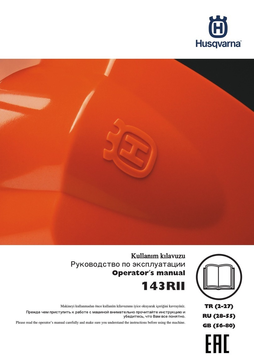 Husqvarna 143R-II Operator's manual