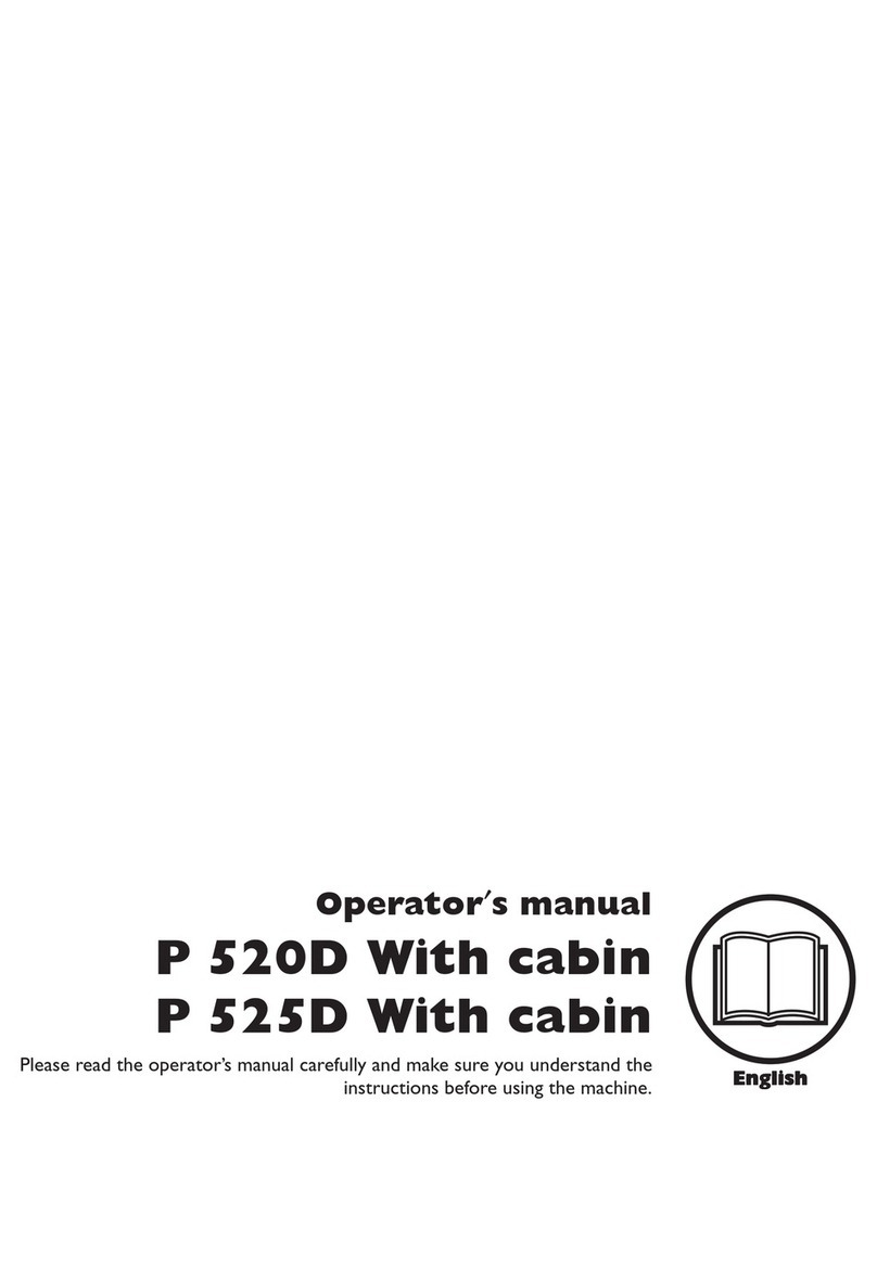 Husqvarna P 520D With cabin User manual
