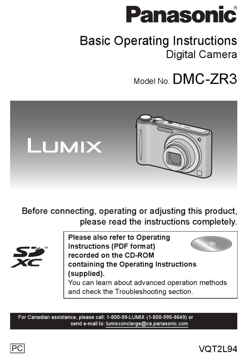 Panasonic Lumix DMC-ZR3 Technical specifications