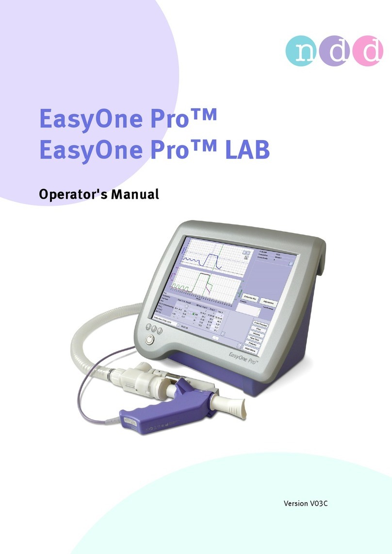 Medical Technology EasyOne Pro User manual