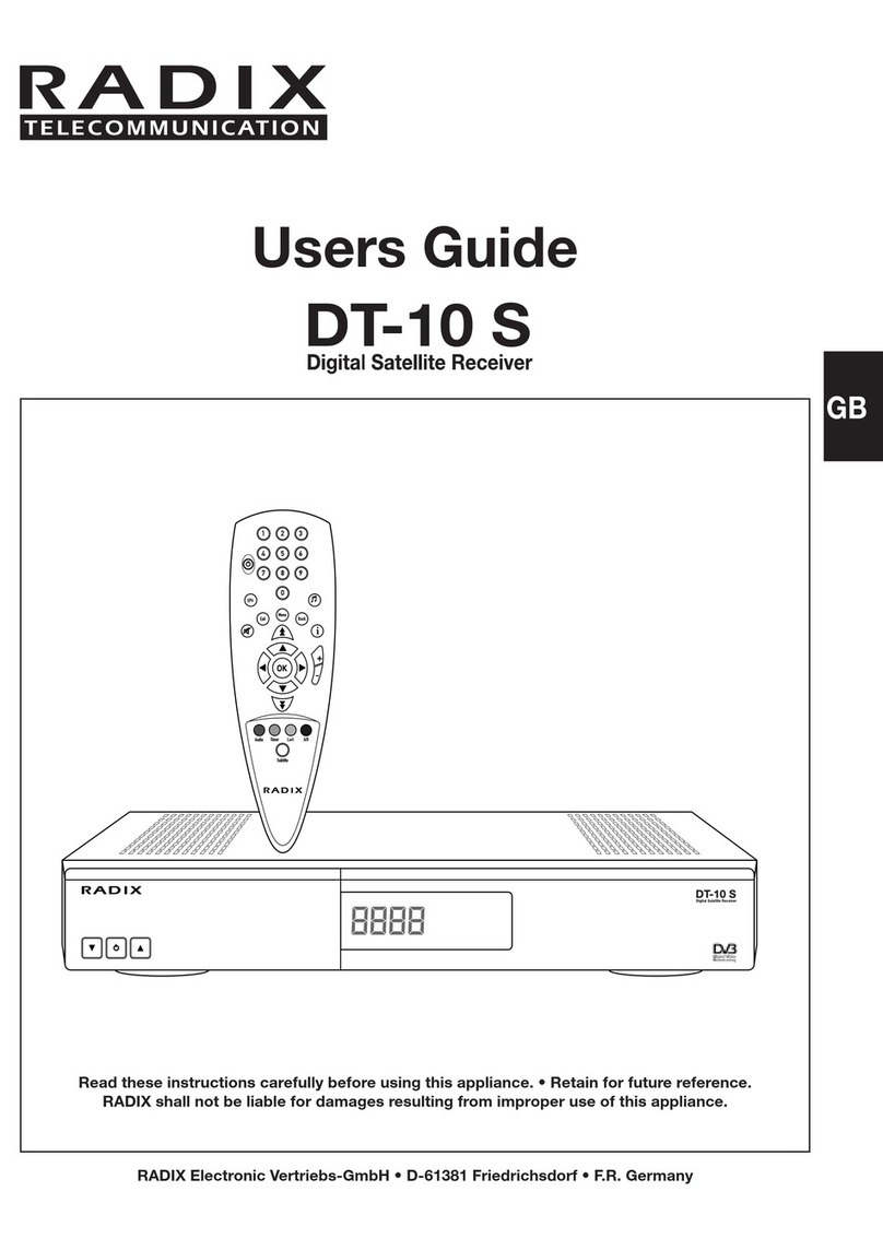 Radix DT-10 S user guide
