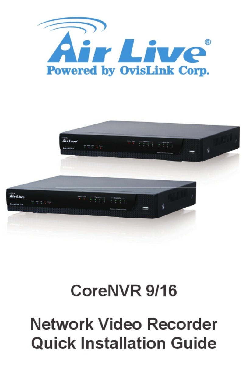 AirLive CoreNVR 9/16 User manual