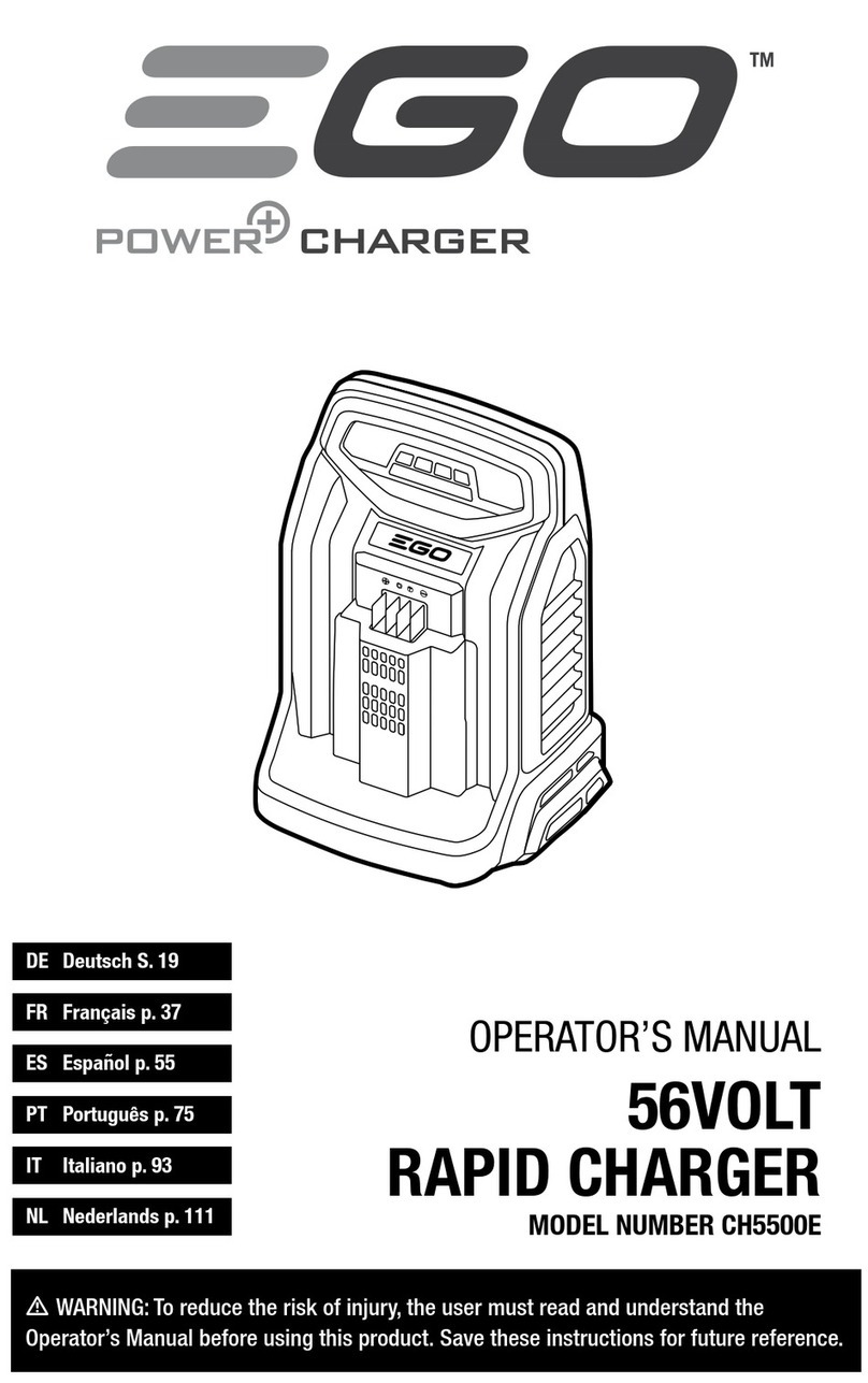 EGO CH5500E Operator's manual