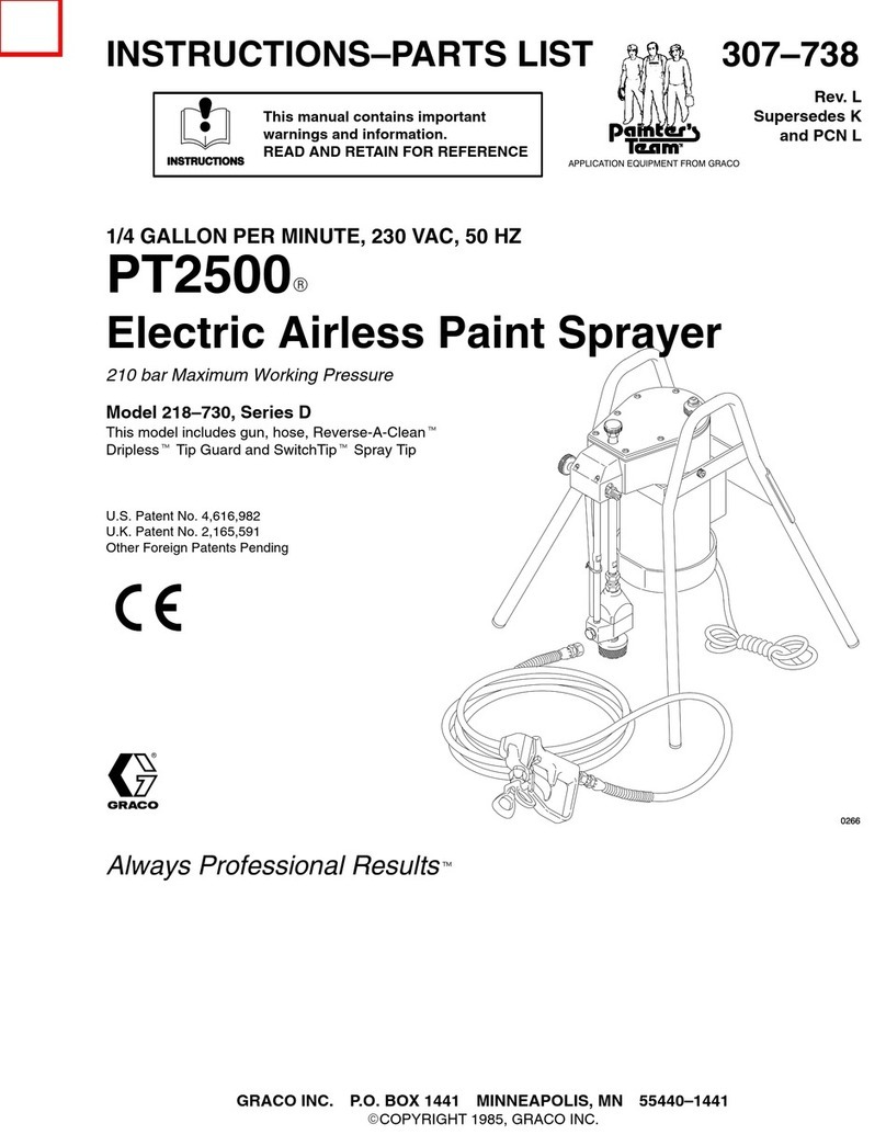 Graco PT2500 instructions