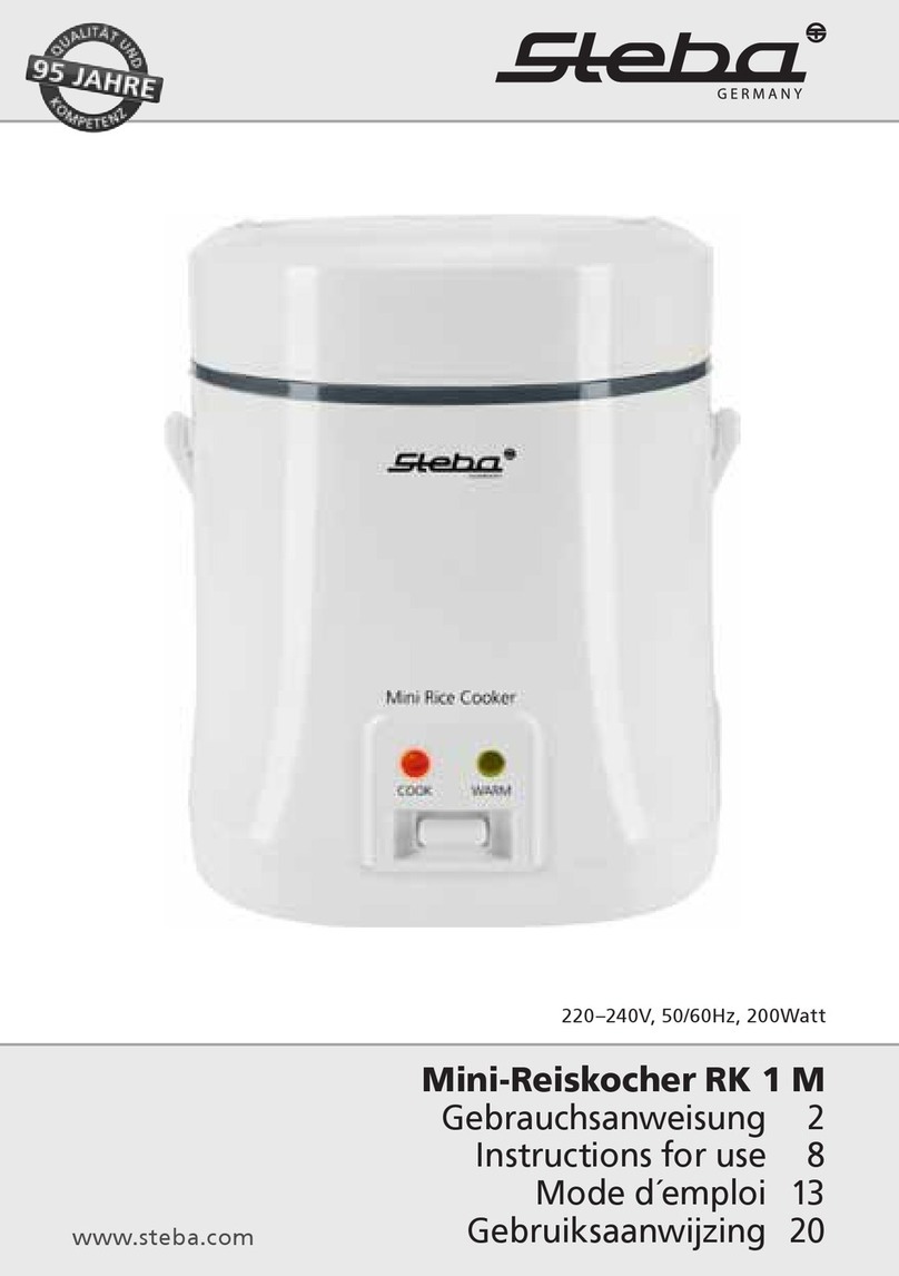 Steba RK 1 M Instructions for use