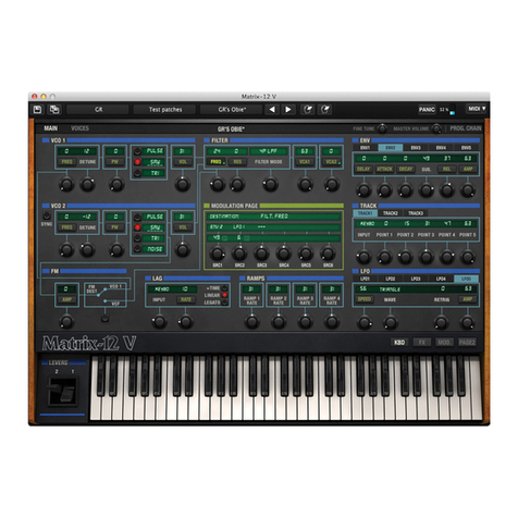Arturia Matrix-12 V User manual