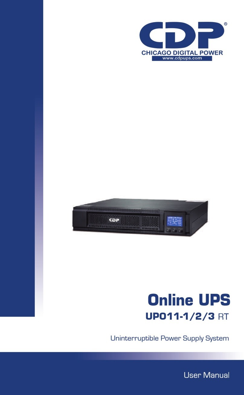 CDP UPO11-1 RT user manual