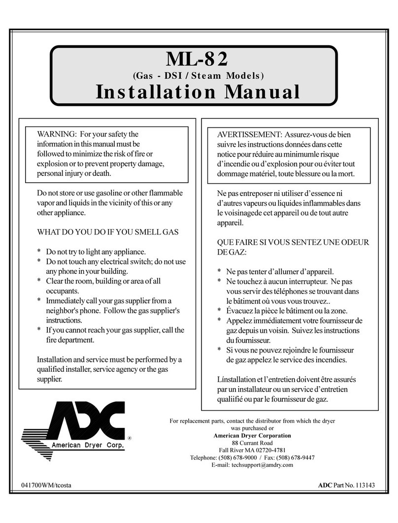 ADC ML-82 User manual
