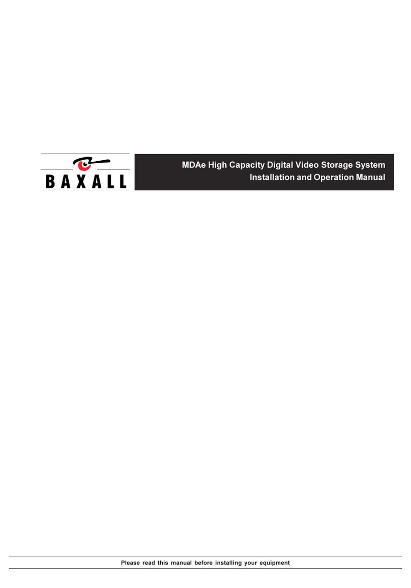 Baxall MDAe Installation and operation manual