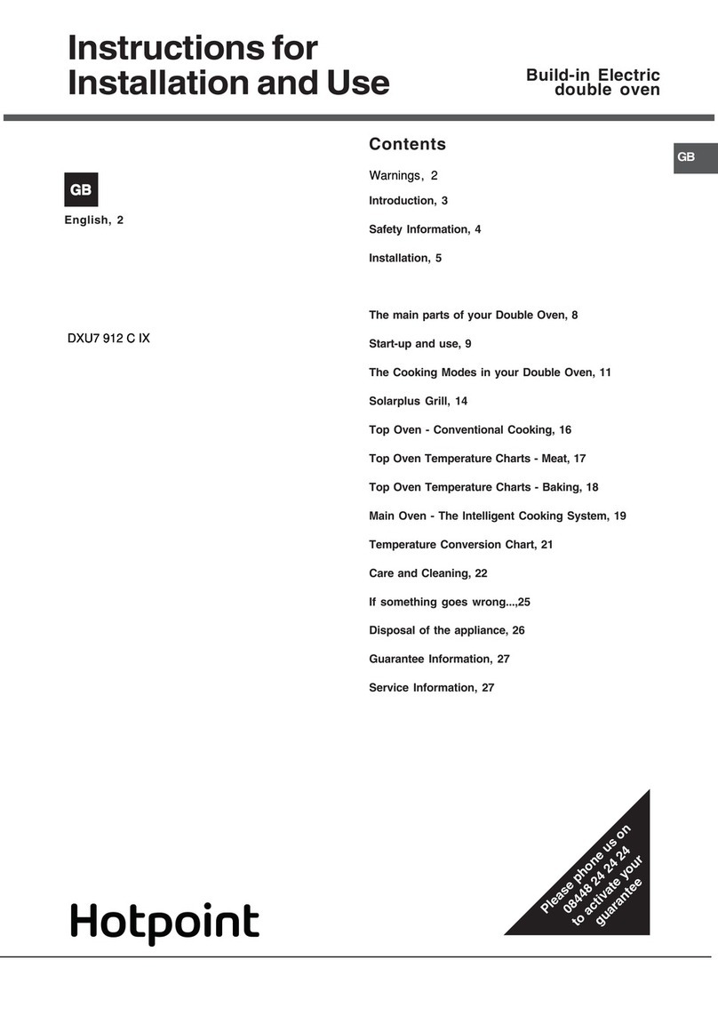 Hotpoint DXU7 912 C IX Instructions for use