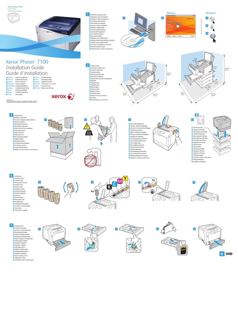 Xerox Phaser 7100 User manual