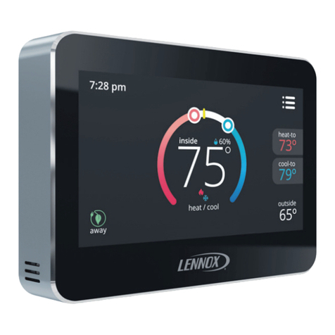 Lennox ComfortSense 7500 User manual