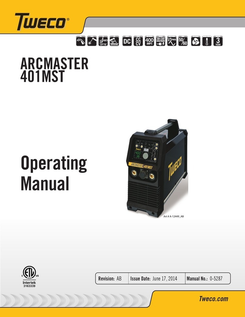 Tweco ARCMASTER 401MST User manual