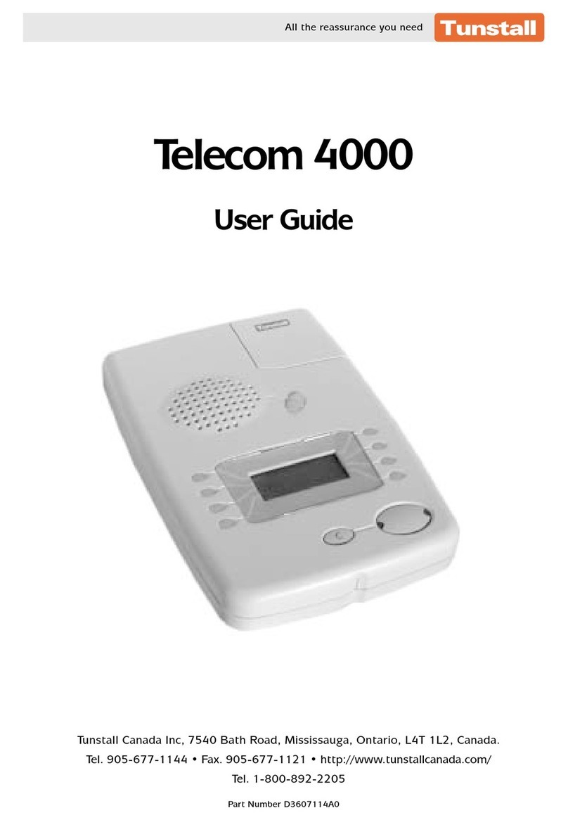 Tunstall Telecom 4000 user guide