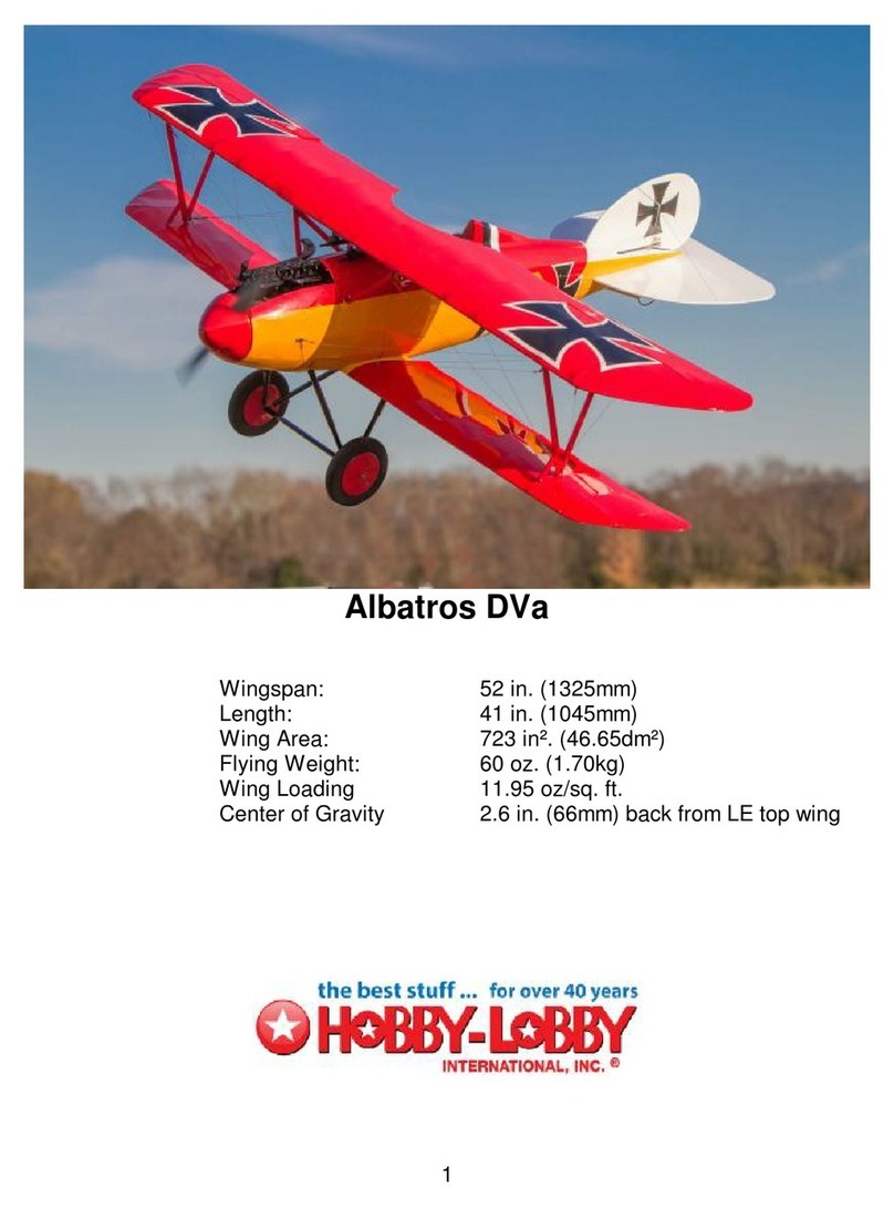 Hobby-Lobby albatros DVA User manual
