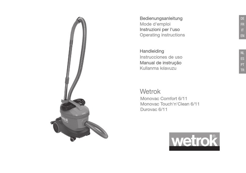 Wetrok Monovac Comfort 6/11 User manual