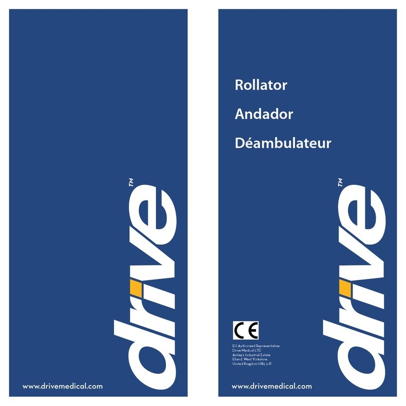 Drive Rollator Assembly instructions