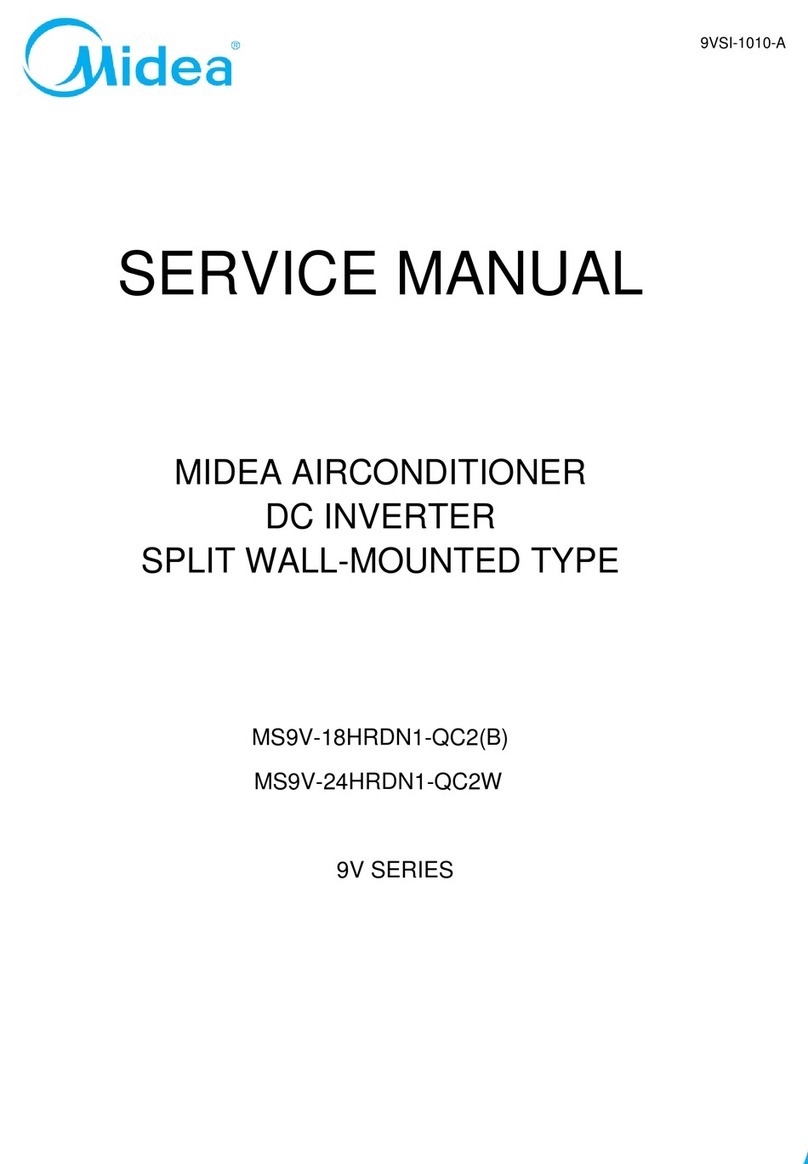 Midea MS9V-18HRDN1-QC2(B) 9V SERIES User manual