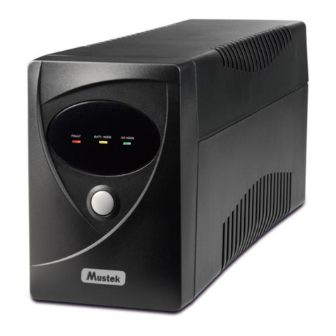 Mustek POWER MUST 424 Installation and operation manual