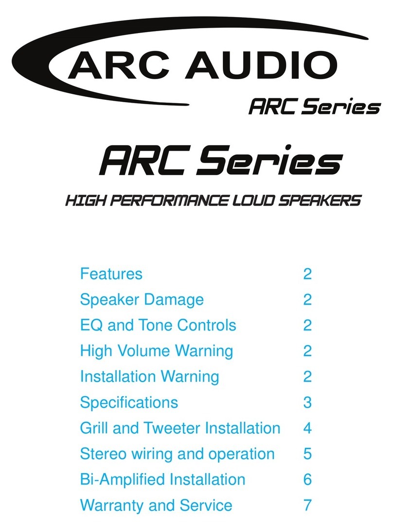 ARC Audio ARC Series manual