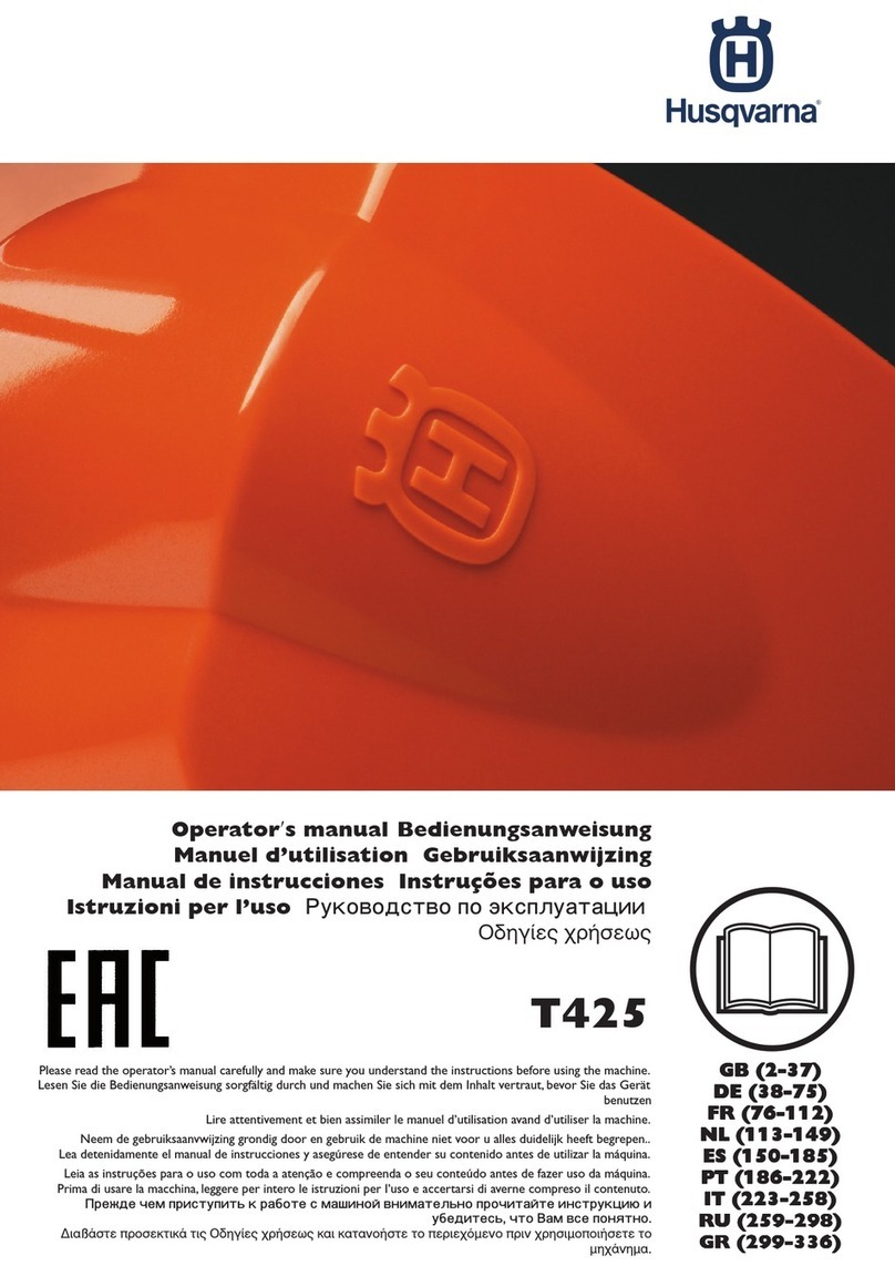 Husqvarna T425 Operator's manual